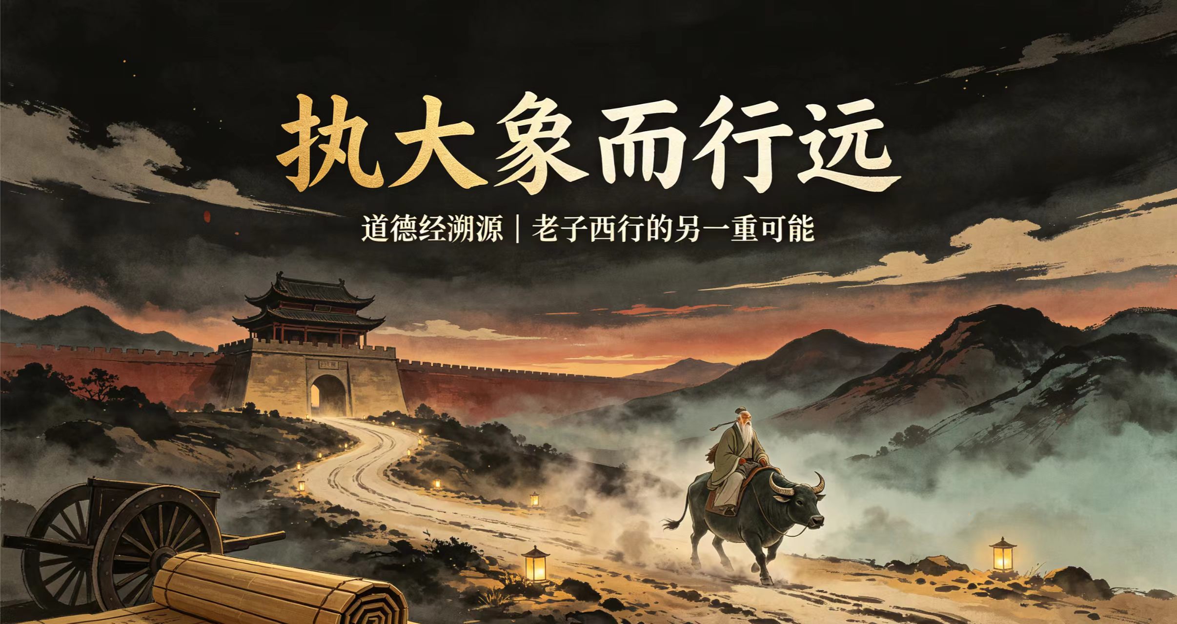 道影子国学《执大象而行远：基于周代史实逻辑，推演老子西行的文明布局》国学实修解读配图
