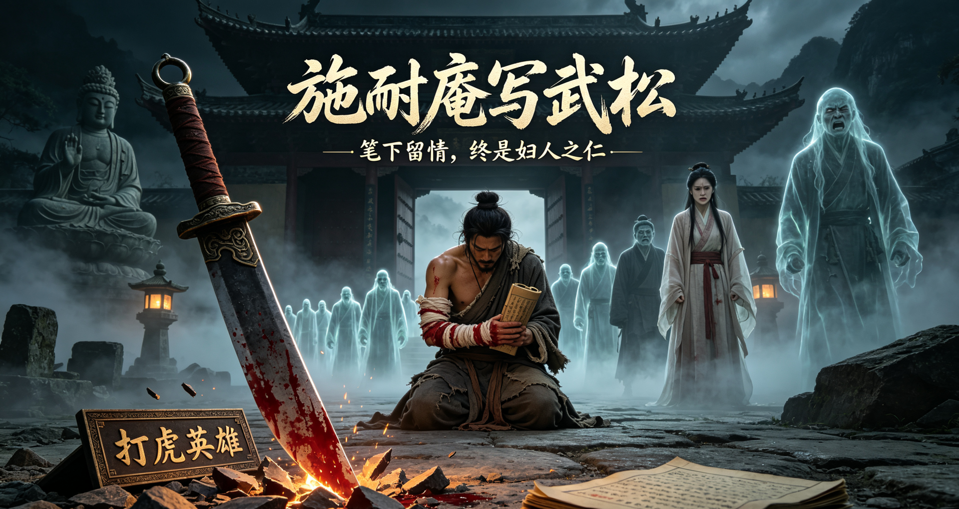 施耐庵写武松：笔下留情